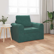 Sofá-Cama Verde-escuro 98 x 71 x 83 cm Veludo