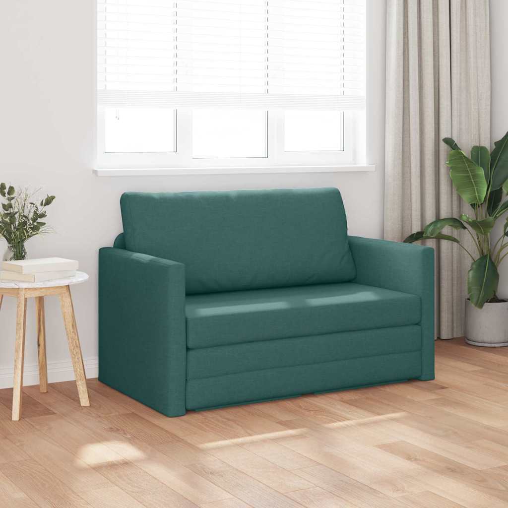Sofá-Cama Verde-escuro 124 x 71 x 78 cm tecido