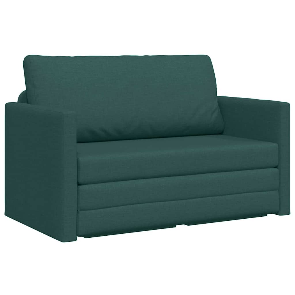 Sofá-Cama Verde-escuro 124 x 71 x 78 cm tecido