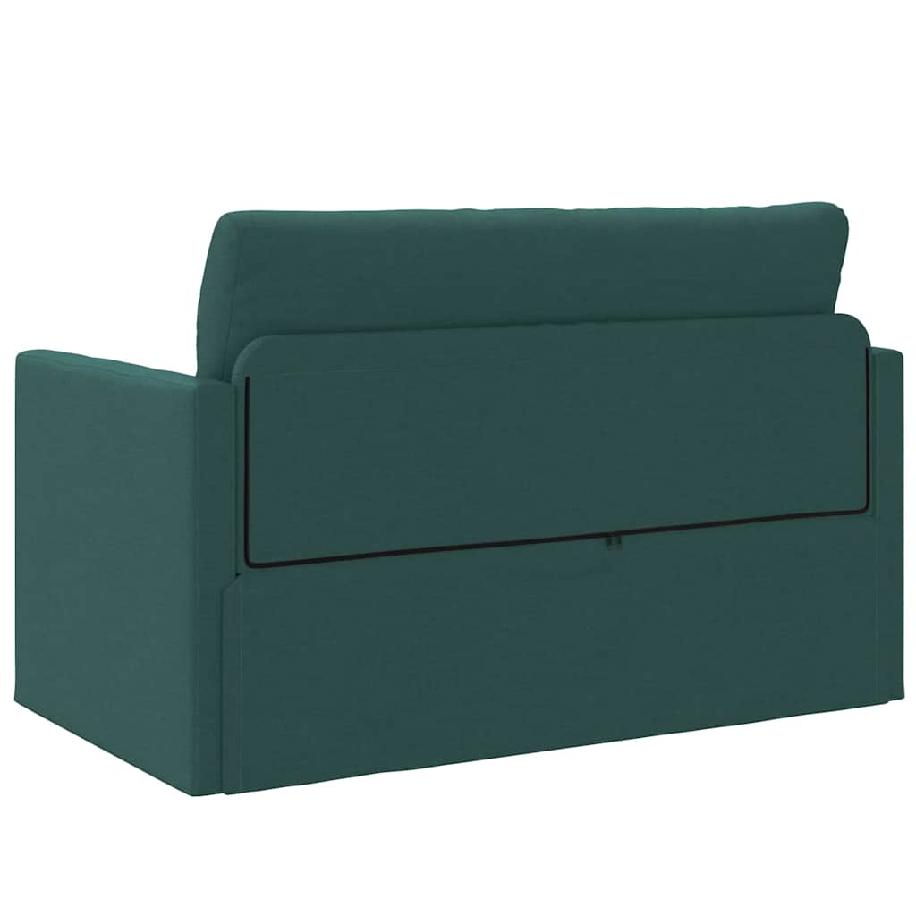 Sofá-Cama Verde-escuro 124 x 71 x 78 cm tecido