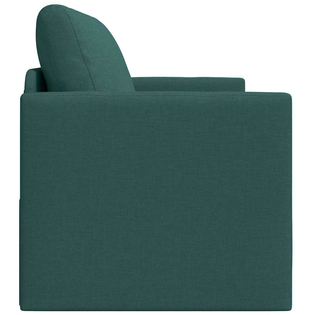 Sofá-Cama Verde-escuro 124 x 71 x 78 cm tecido