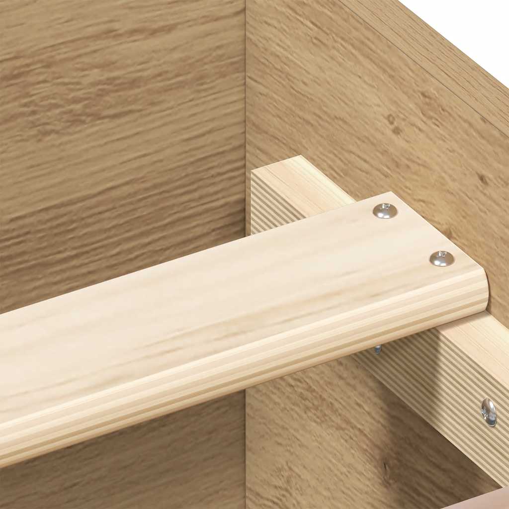 Estrutura de cama sem colchão 90x190cm derivados de madeira