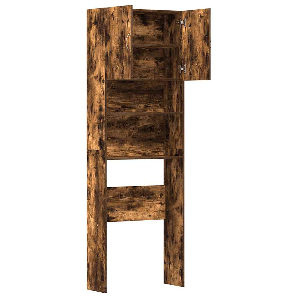 Armário máquina lavar roupa derivados madeira carvalho fumado