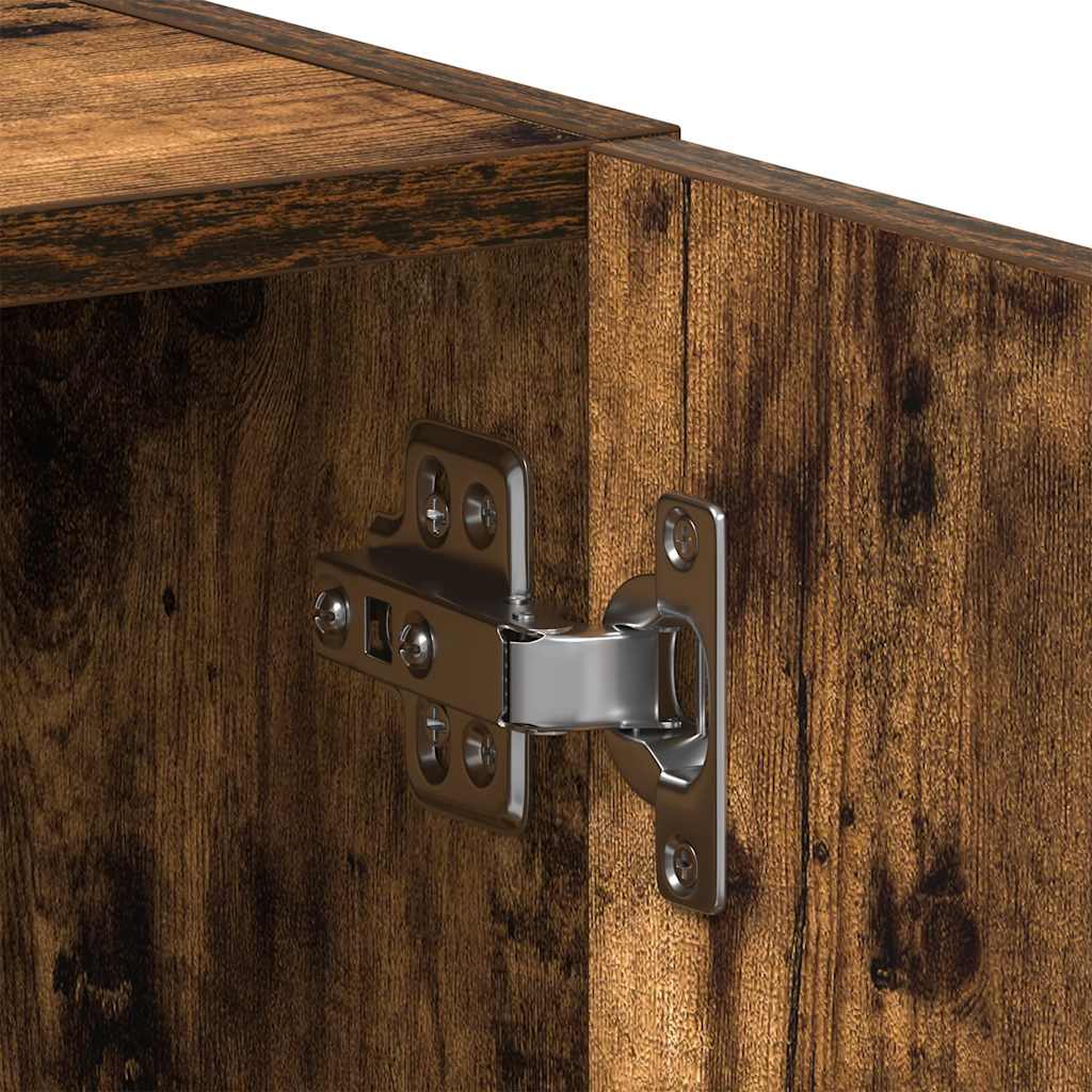 Armário máquina lavar roupa derivados madeira carvalho fumado