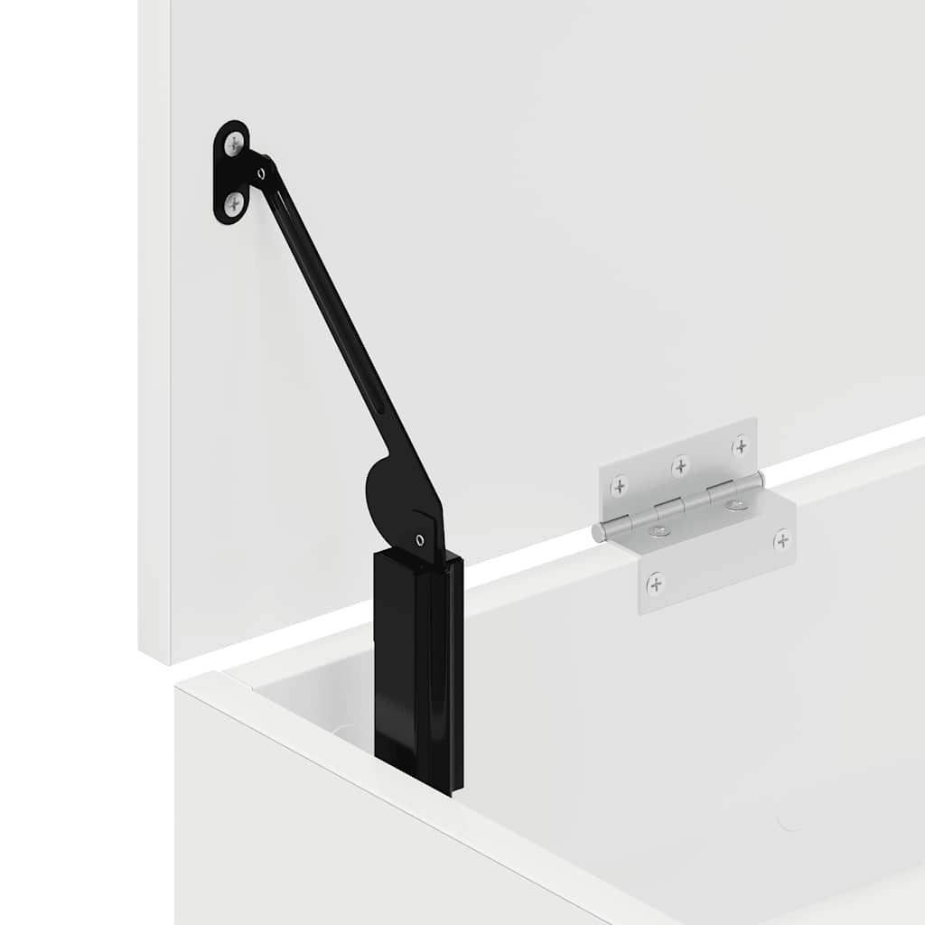 Banco sapateira 102x30,5x45 cm derivados de madeira branco