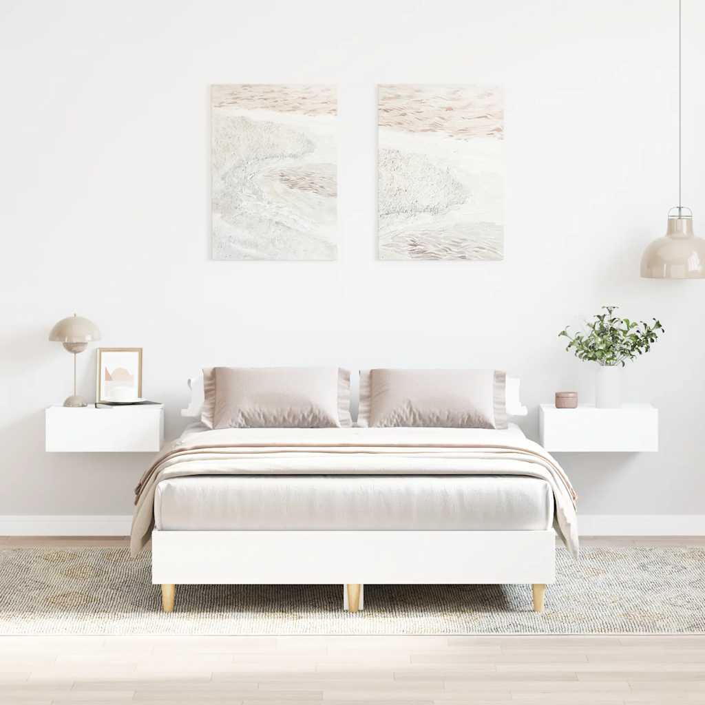Estrutura de cama sem colchão 120x200 cm branco
