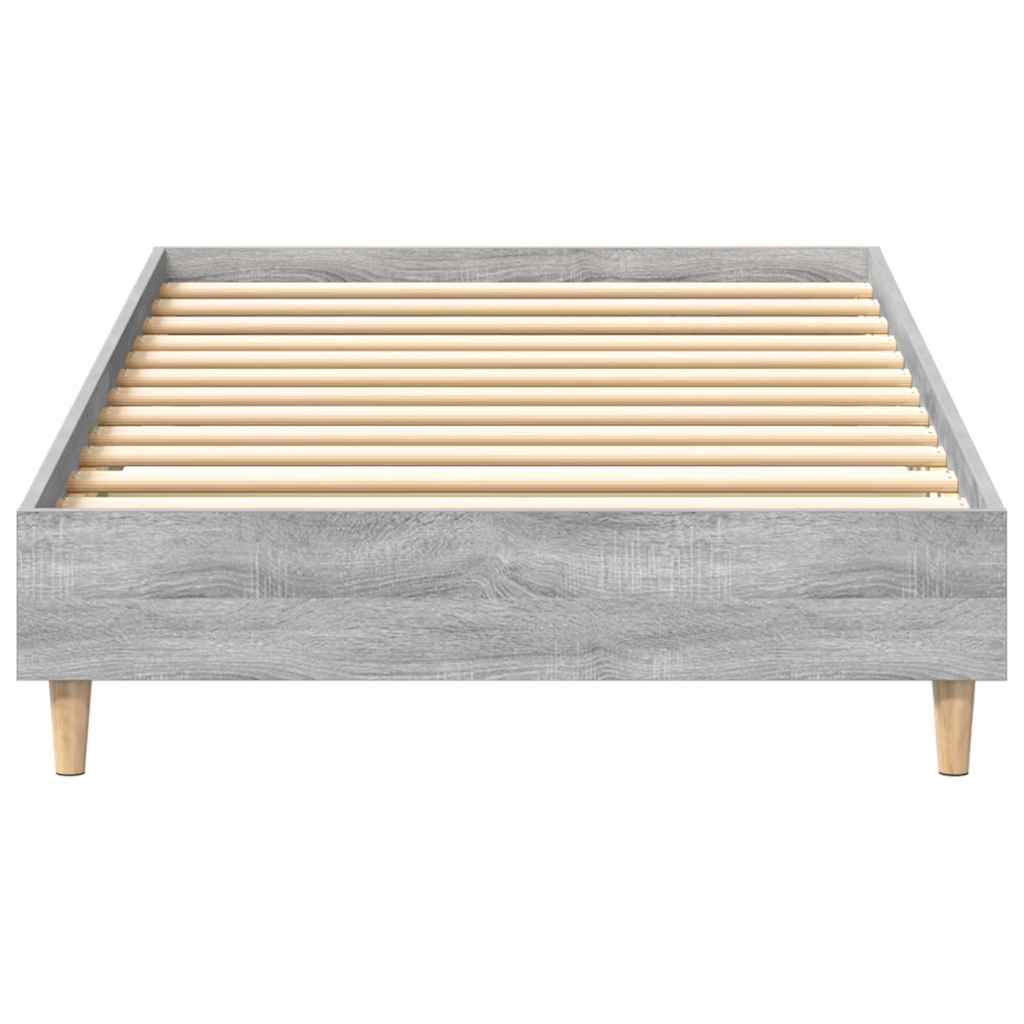Estrutura cama s/ colchão 90x190 cm cinzento sonoma