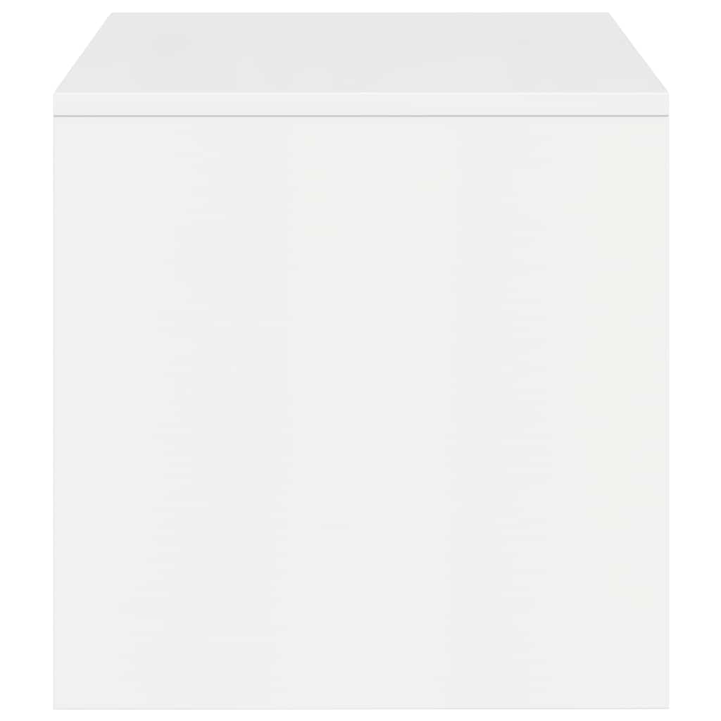 Móvel para TV 100x40x40cm derivados de madeira branco brilhante