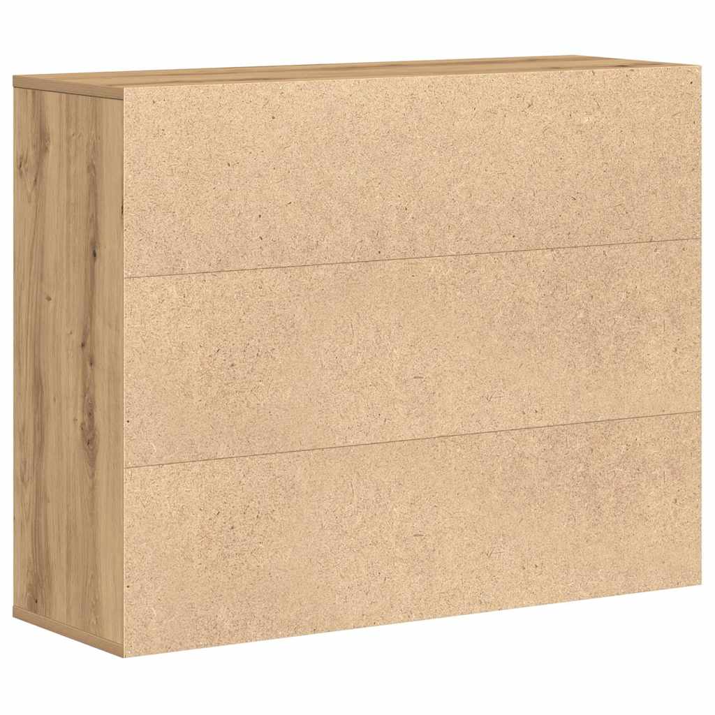 Aparador 88x30x70 cm derivados madeira cor carvalho artisiano