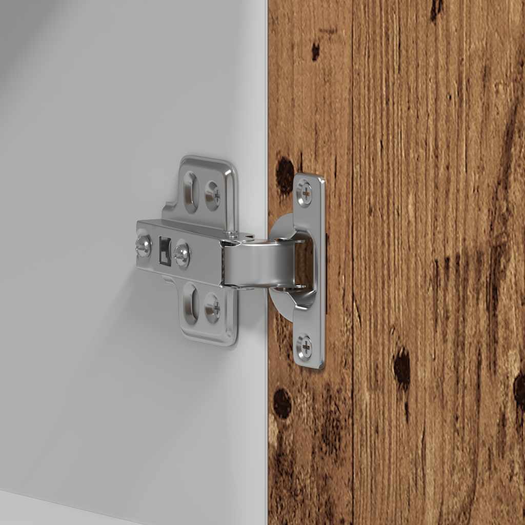 Armário de parede da cozinha “Lyon” Madeira velha 60x31x60 cm