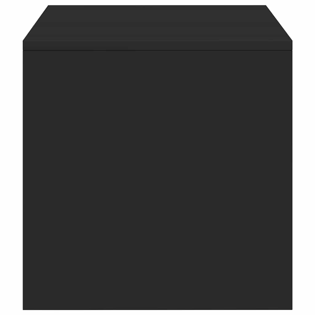 Móvel de TV 100x40x40 cm contraplacado preto