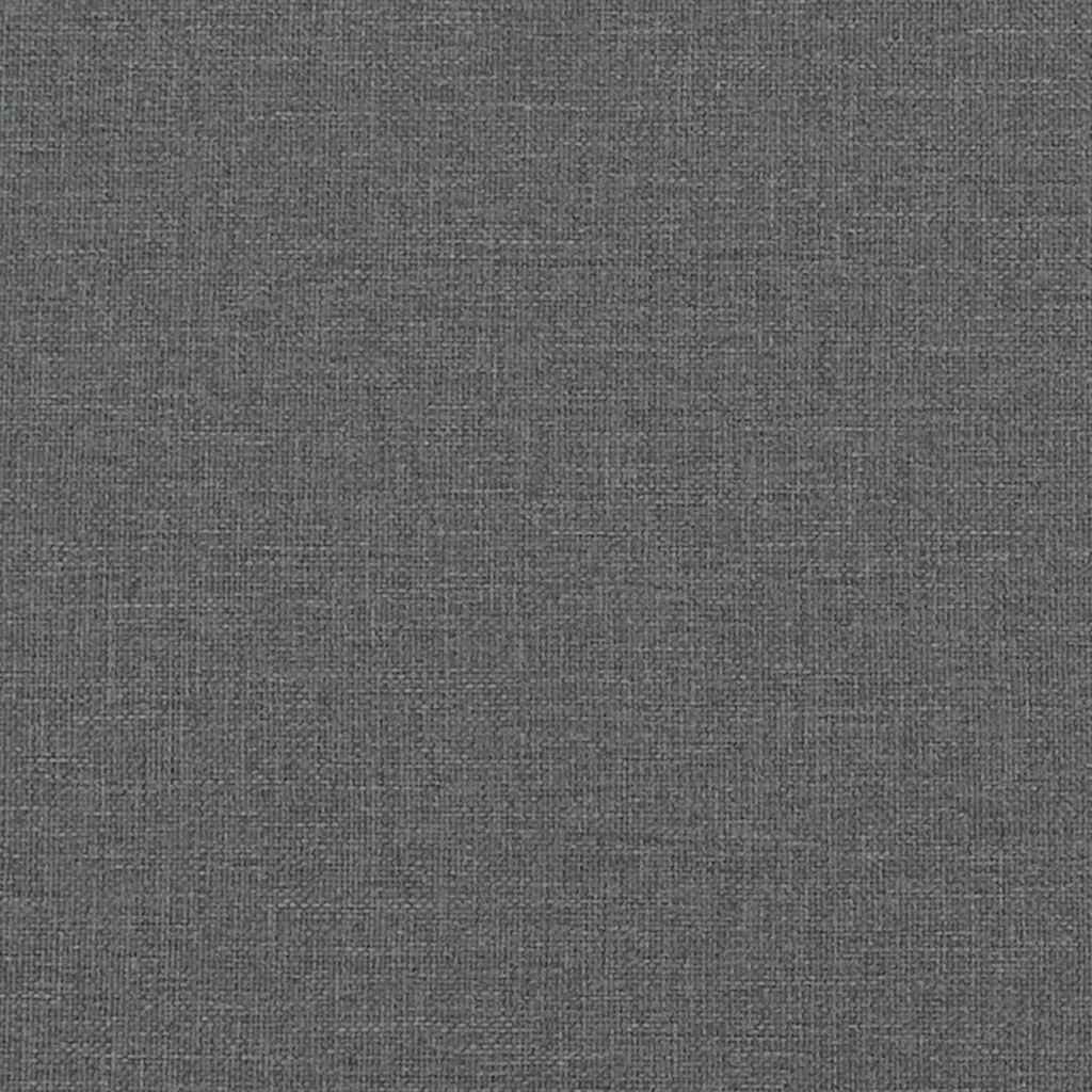 Poltrona sem braços 55 cm tecido cinzento-escuro