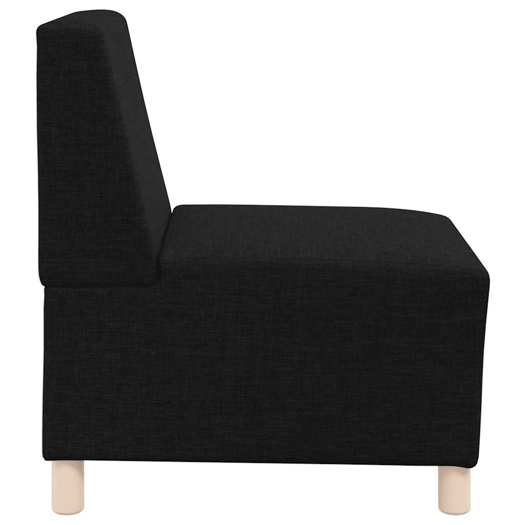 Poltrona sem braços 55 cm tecido preto