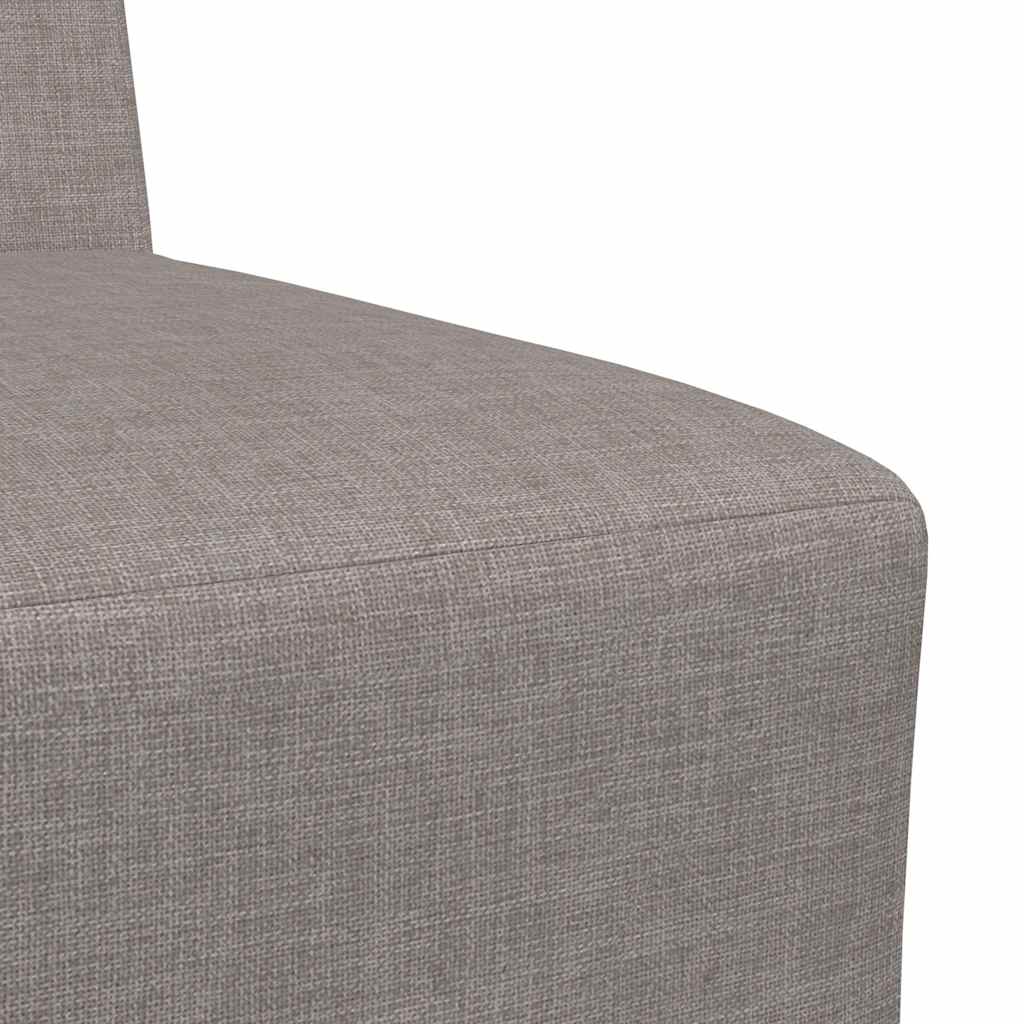 Poltrona sem braços tecido 55 cm cinzento-acastanhado