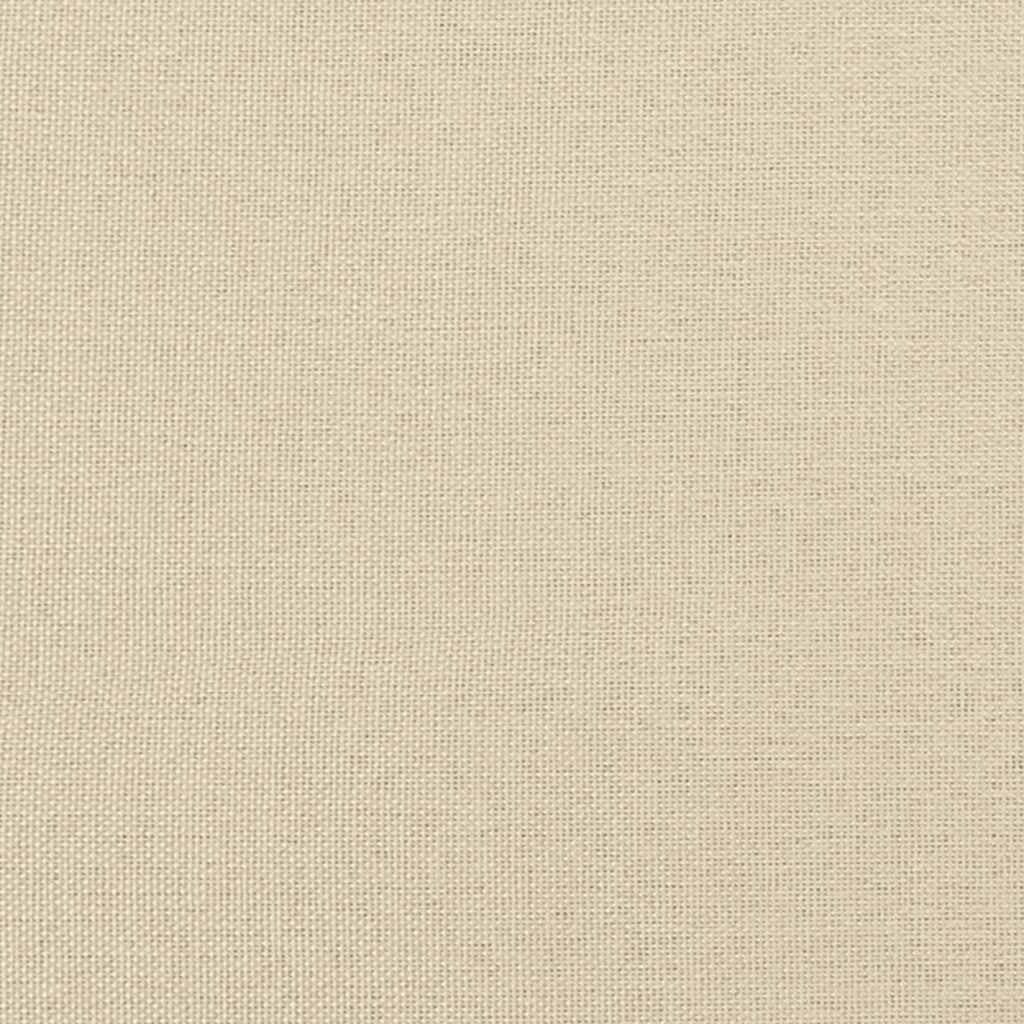 Poltrona sem braços 55 cm tecido cor creme