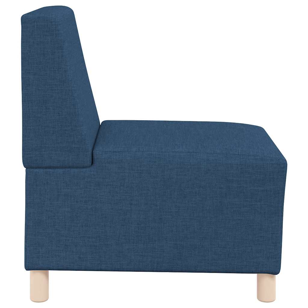 Poltrona sem braços tecido 55 cm azul