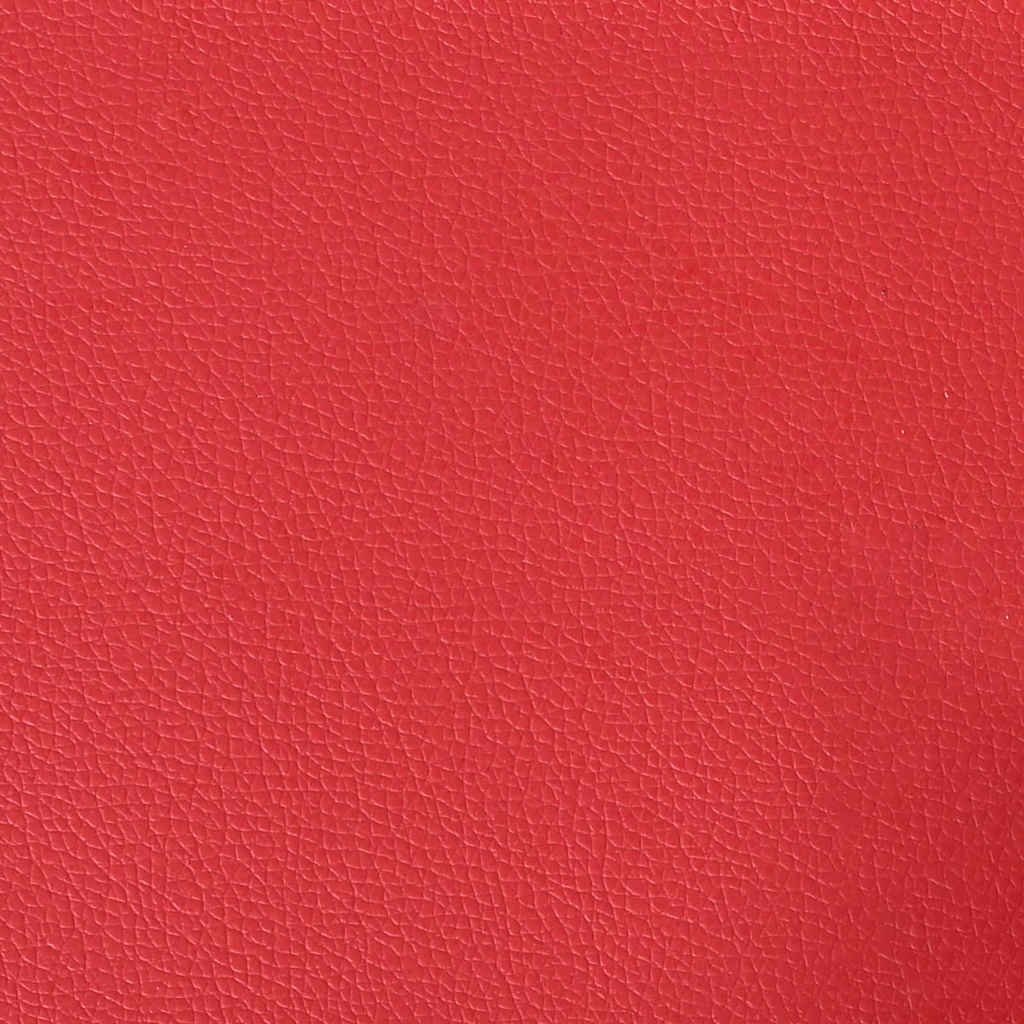 Poltrona sem braços 55 cm couro artificial vermelho