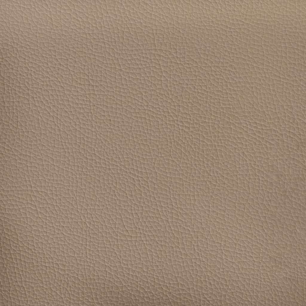 Poltrona sem braços 55 cm couro artificial cappuccino