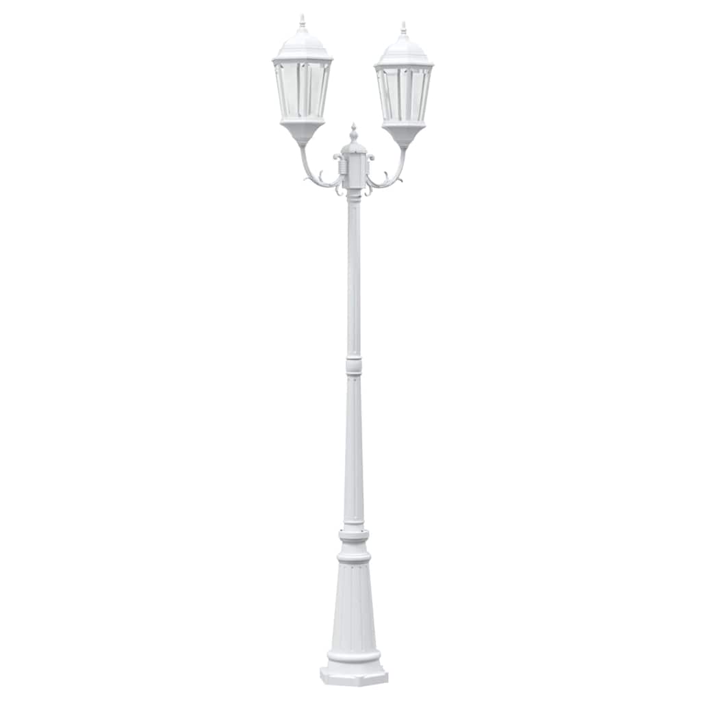 Luz de Jardim Branco 235 cm Alumínio