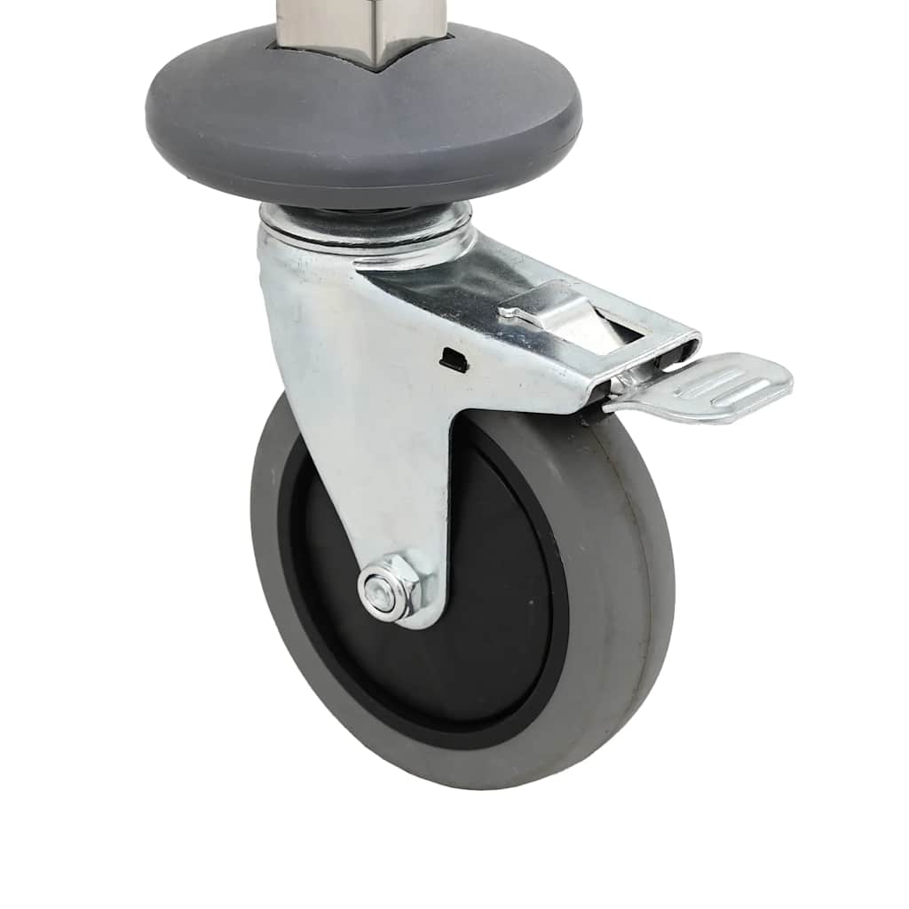 Carro de tabuleiros com 32 recipientes GN aço inoxidável