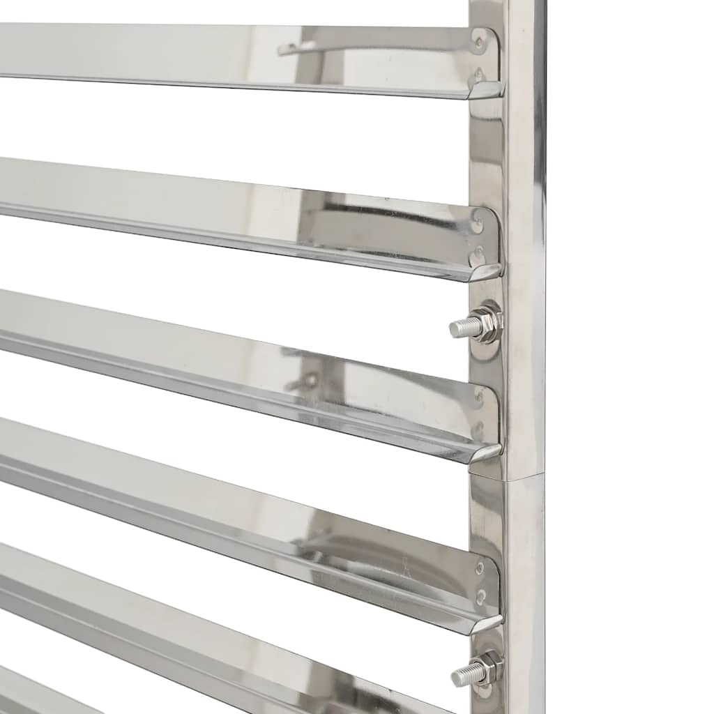 Carro de tabuleiros com 32 recipientes GN aço inoxidável