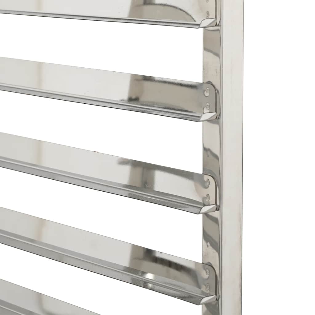 Carro de tabuleiros com 6 recipientes GN aço inoxidável