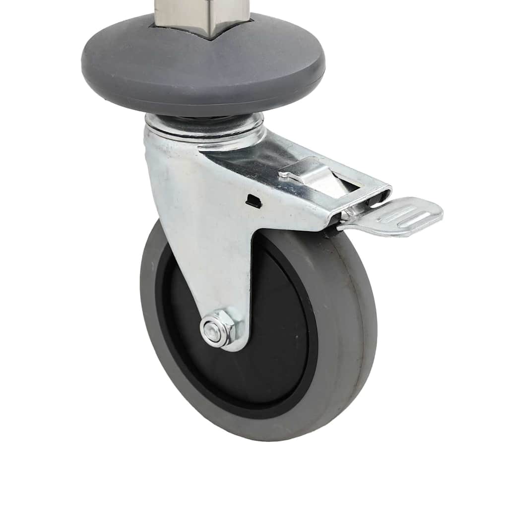 Carro de tabuleiros com 12 recipientes GN aço inoxidável