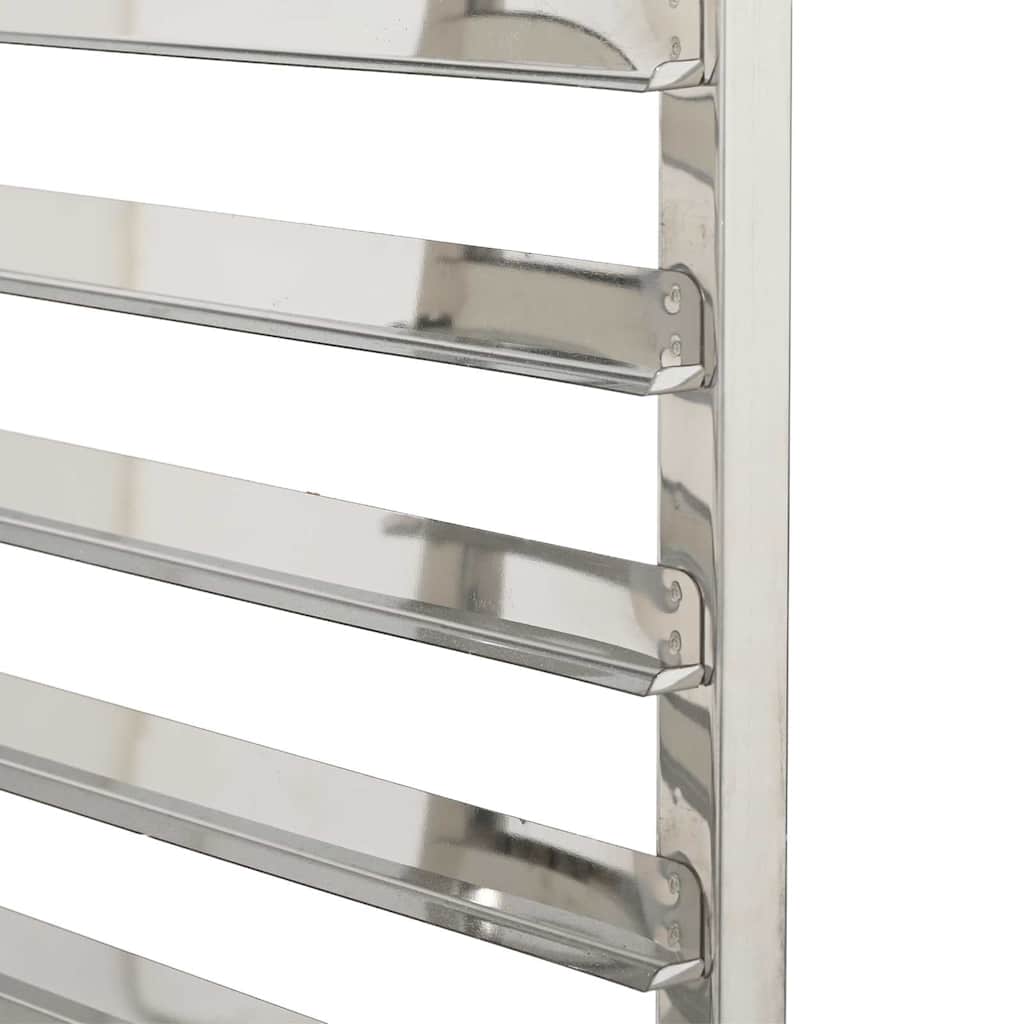 Carro de tabuleiros com 12 recipientes GN aço inoxidável