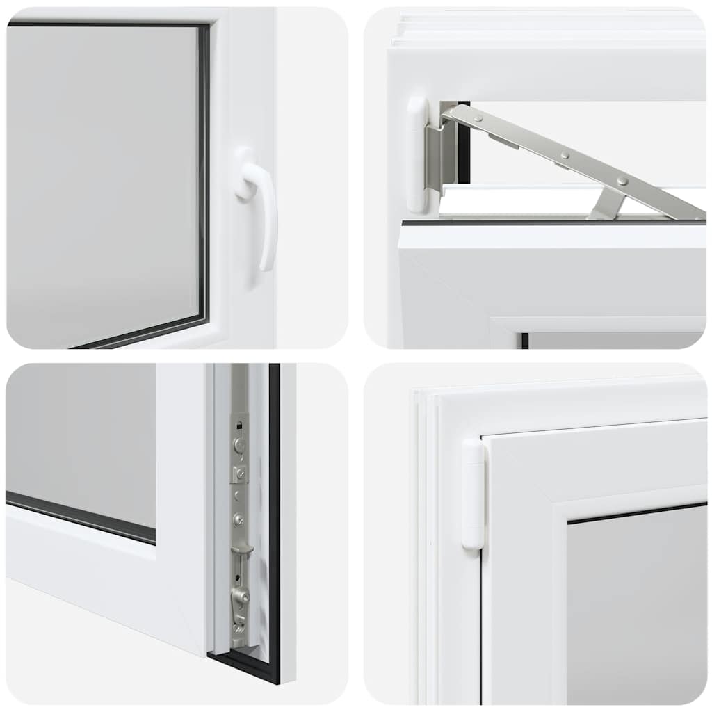 Janela de porão "RISOR" 110x70 cm oscilobatente DIN esquerda branca