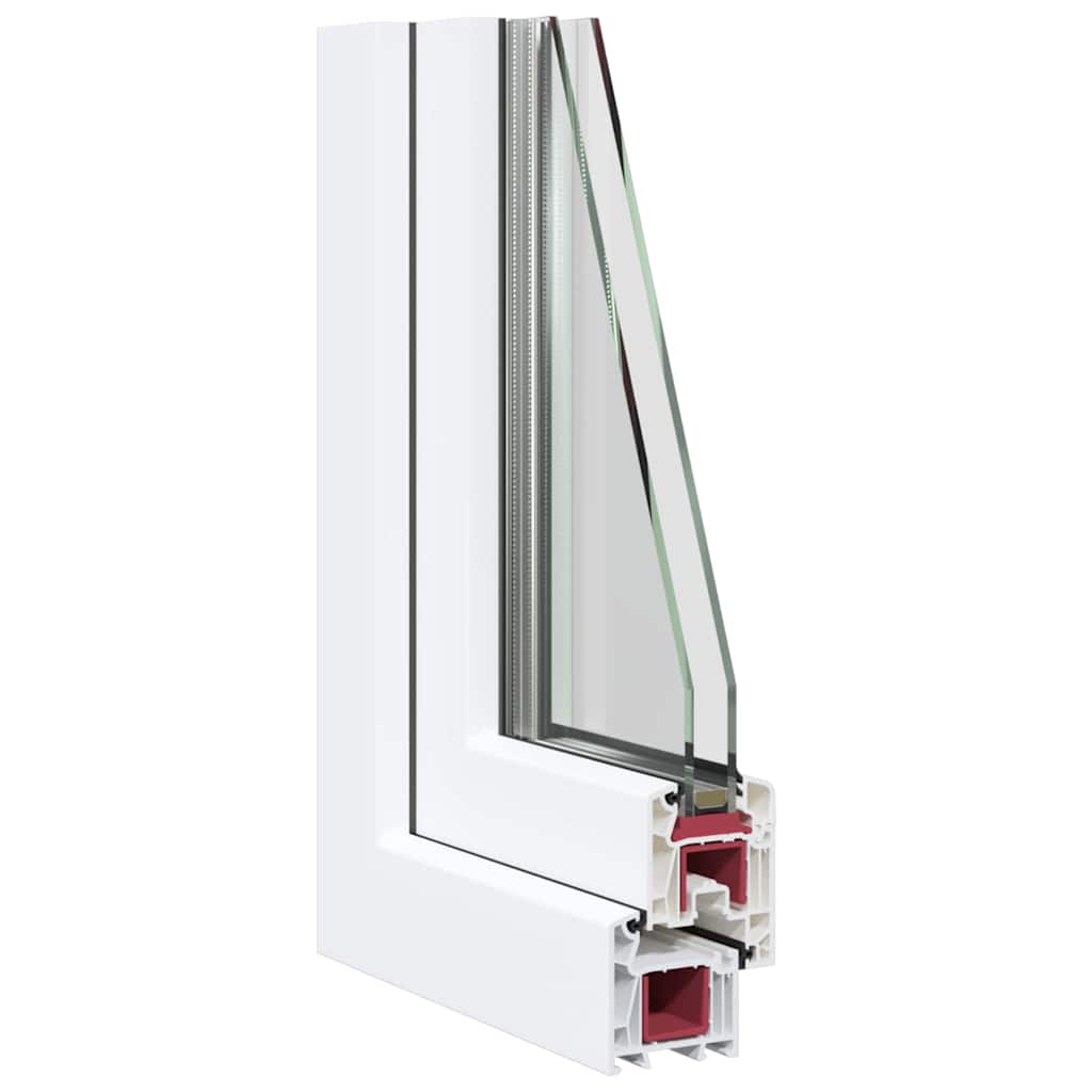 Janela de porão RISOR 90x40 cm basculante 2 vidros branco