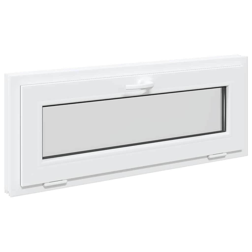 Janela de porão RISOR 100x40 cm basculante 2 vidros branco