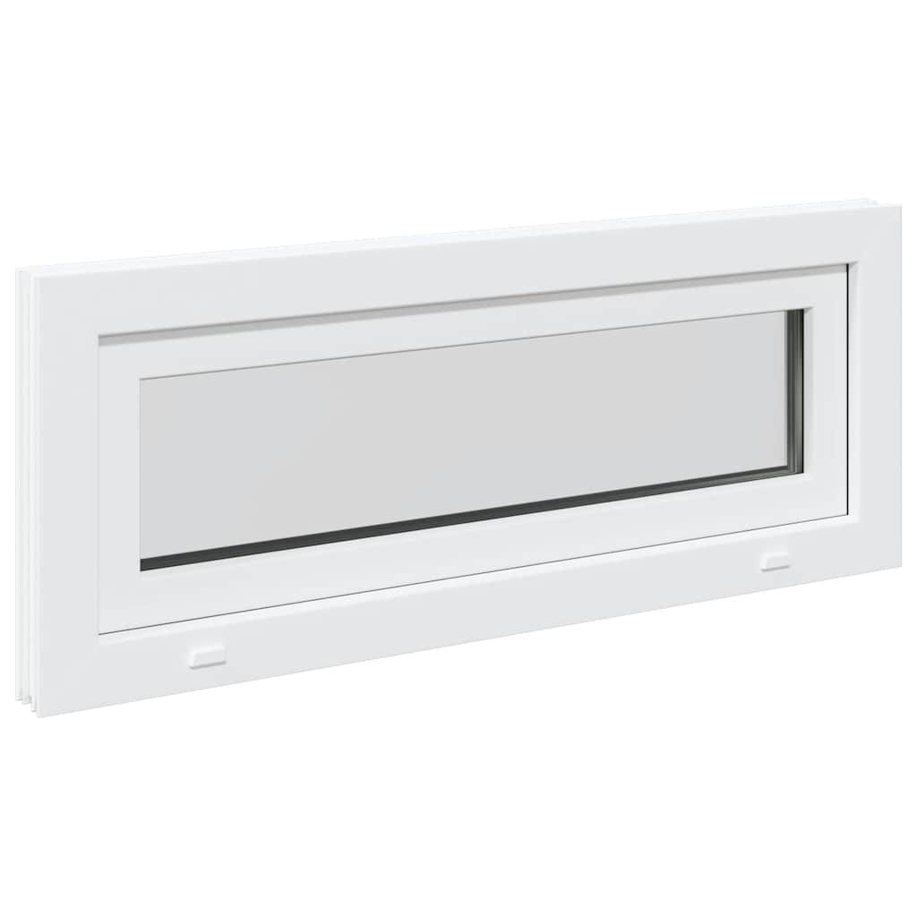 Janela de porão RISOR 100x40 cm basculante 2 vidros branco