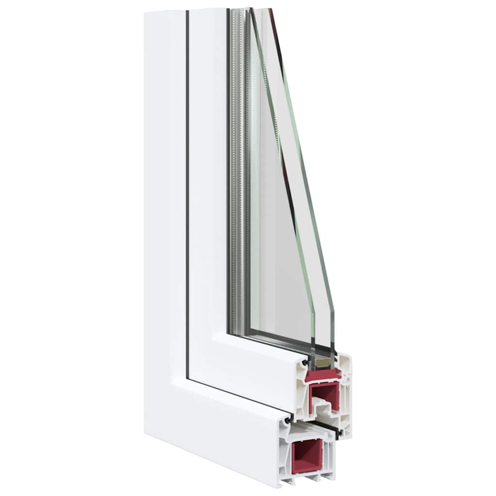Janela de porão RISOR 100x40 cm basculante 2 vidros branco