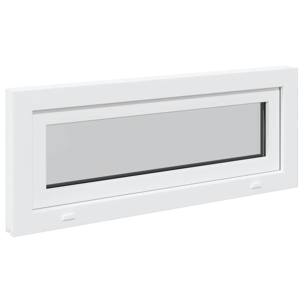Janela de porão RISOR 100x40 cm basculante 3 vidros branco