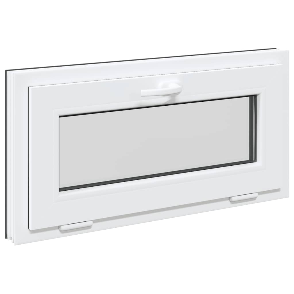 Janela de porão RISOR 80x40 cm basculante 2 vidros antracite