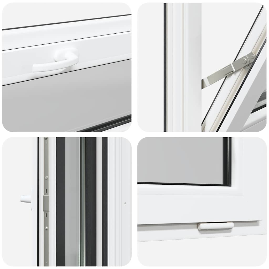 Janela de porão RISOR 80x40 cm basculante 2 vidros antracite