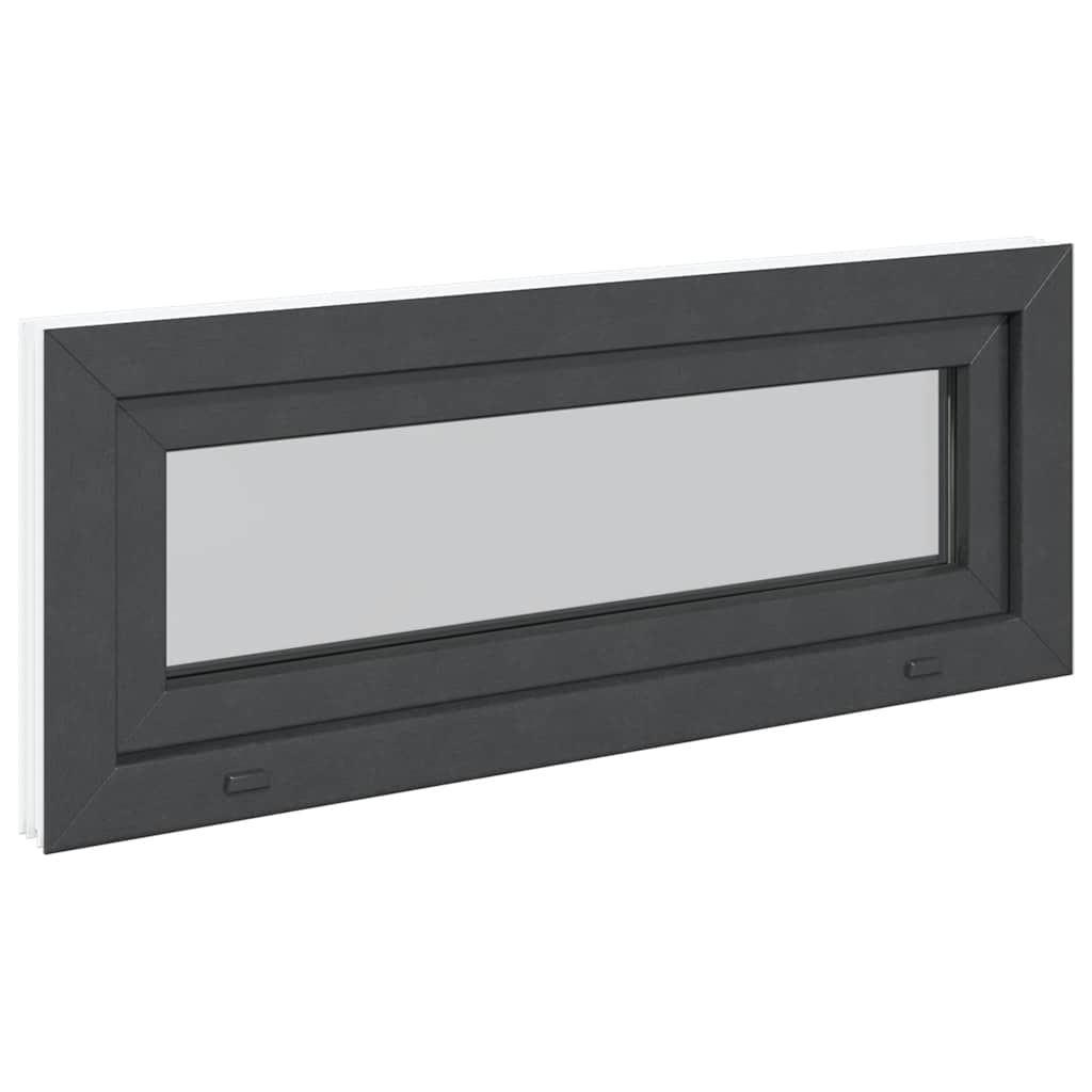 Janela de porão RISOR 100x40 cm basculante 3 vidros antracite