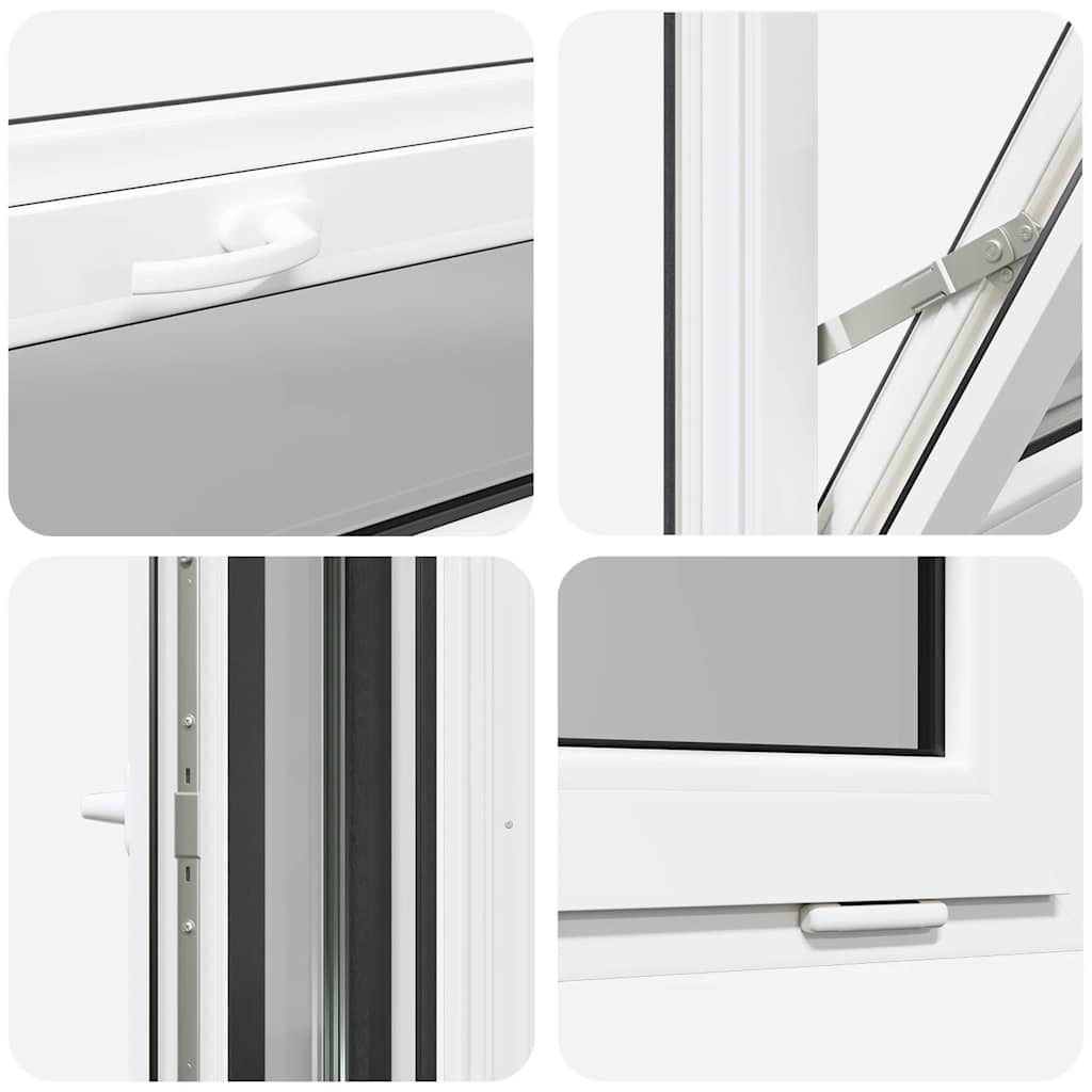 Janela de porão RISOR 100x40 cm basculante 3 vidros antracite