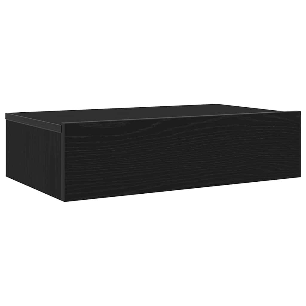 Móvel de TV com luzes LED carvalho preto 60x35x15,5 cm