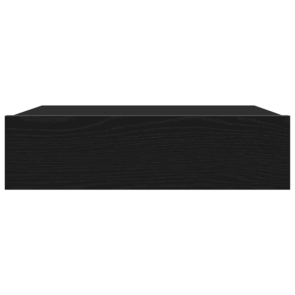 Móvel de TV com luzes LED carvalho preto 60x35x15,5 cm