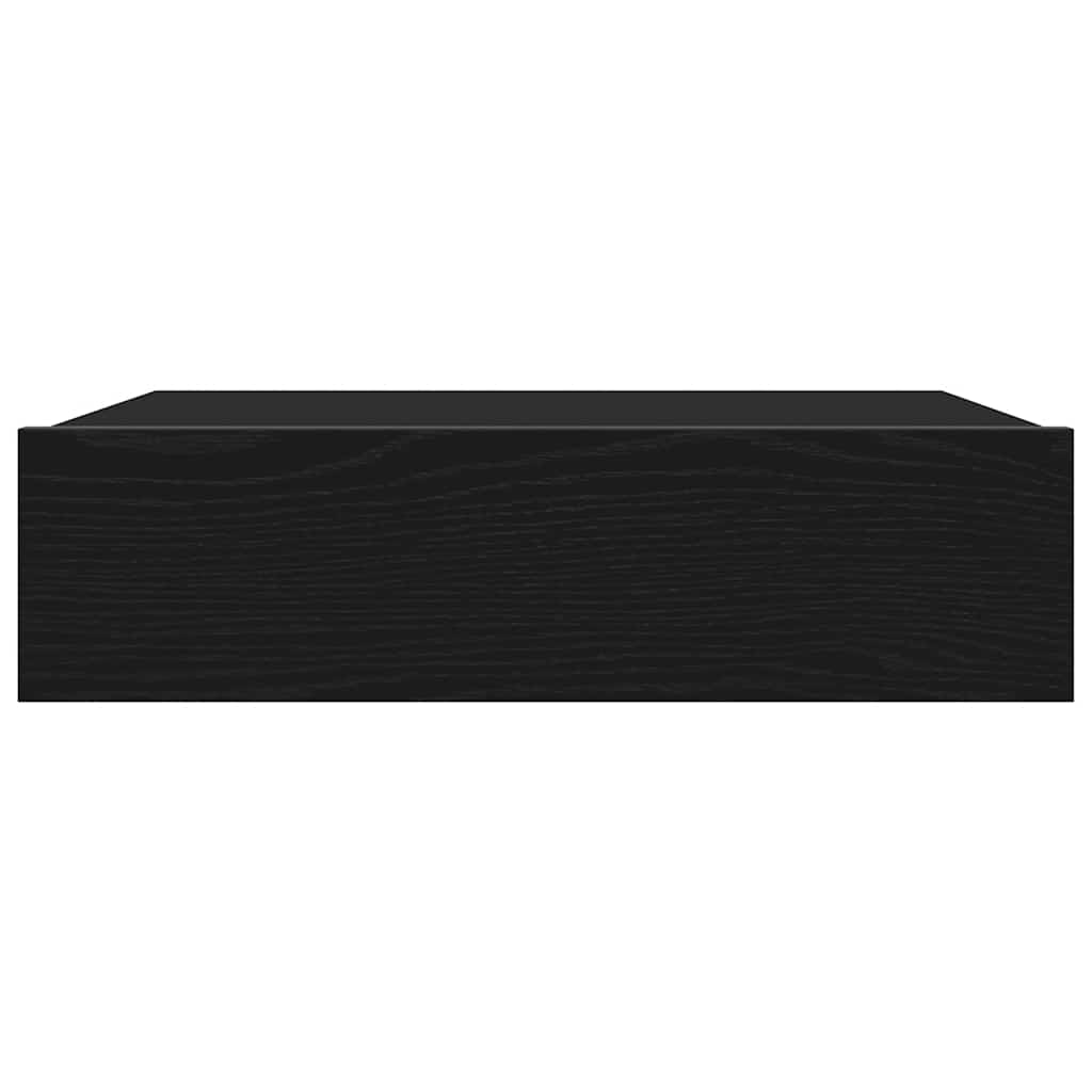 Armários de TV com luzes LED 2 peças carvalho preto 60x35x15,5 cm