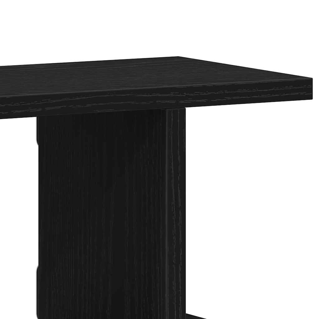 Estantes de parede 2 pcs 90x18x20 cm carvalho preto