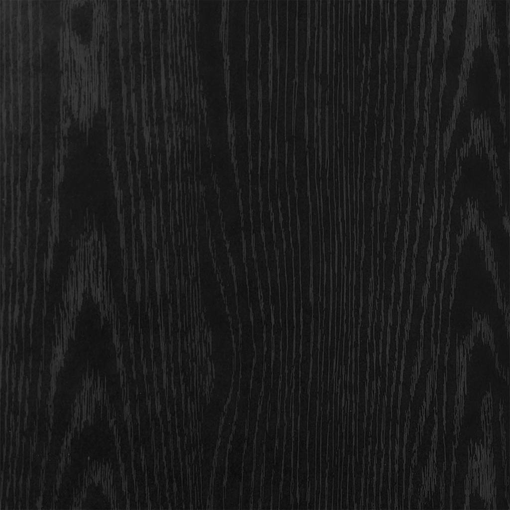 Guarda-roupa carvalho preto 80x40x110 cm madeira projetada