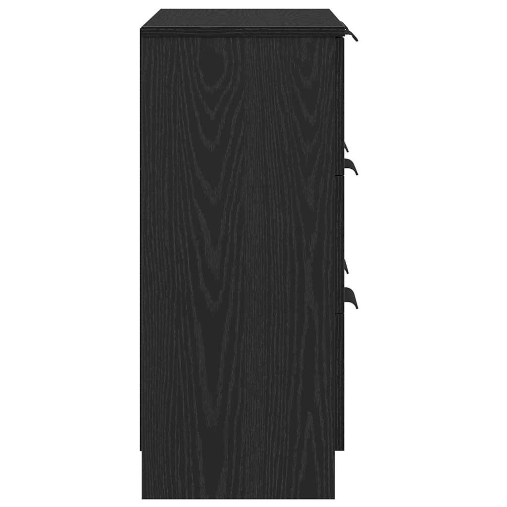 Buffet com gaveta Preto 60 x 30 x 70 cm Madeira processada