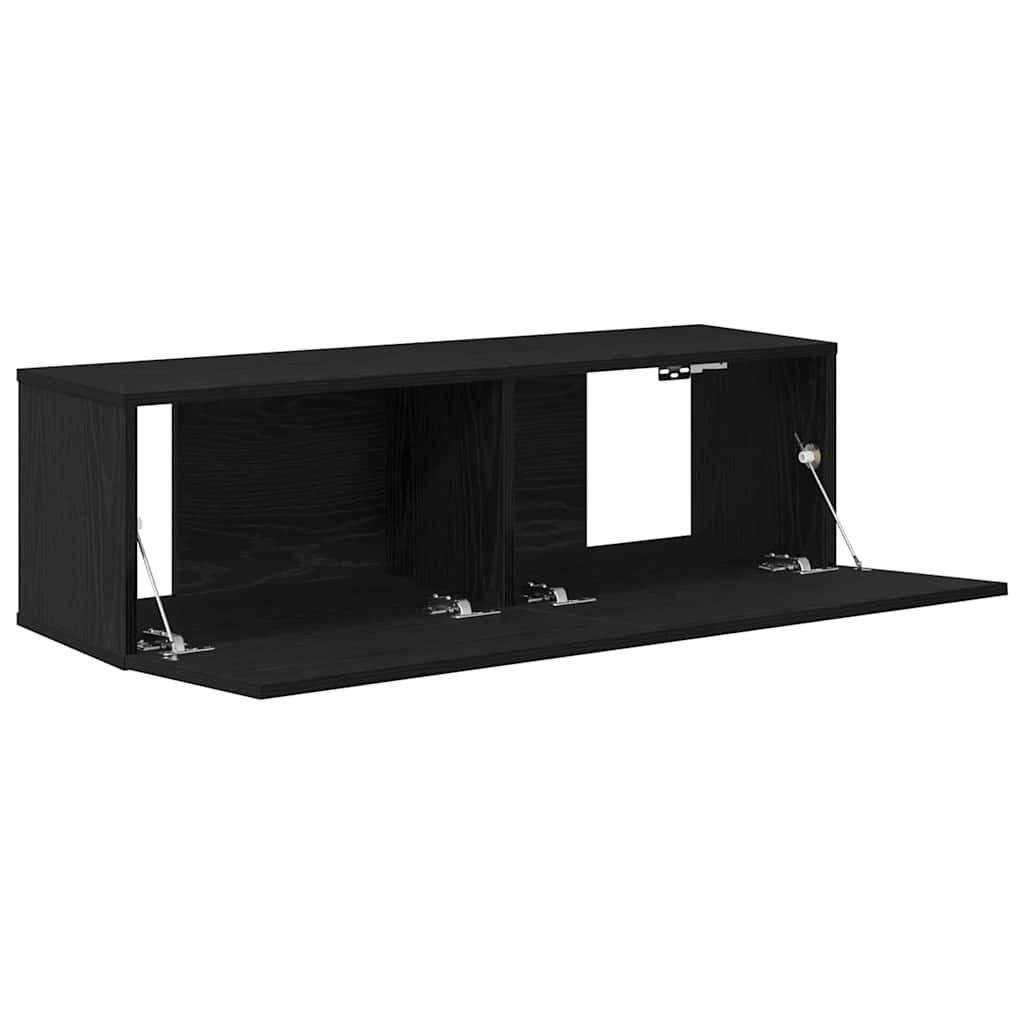 Gabinete para TV 2 pcs Preto 100 x 30 x 30 cm