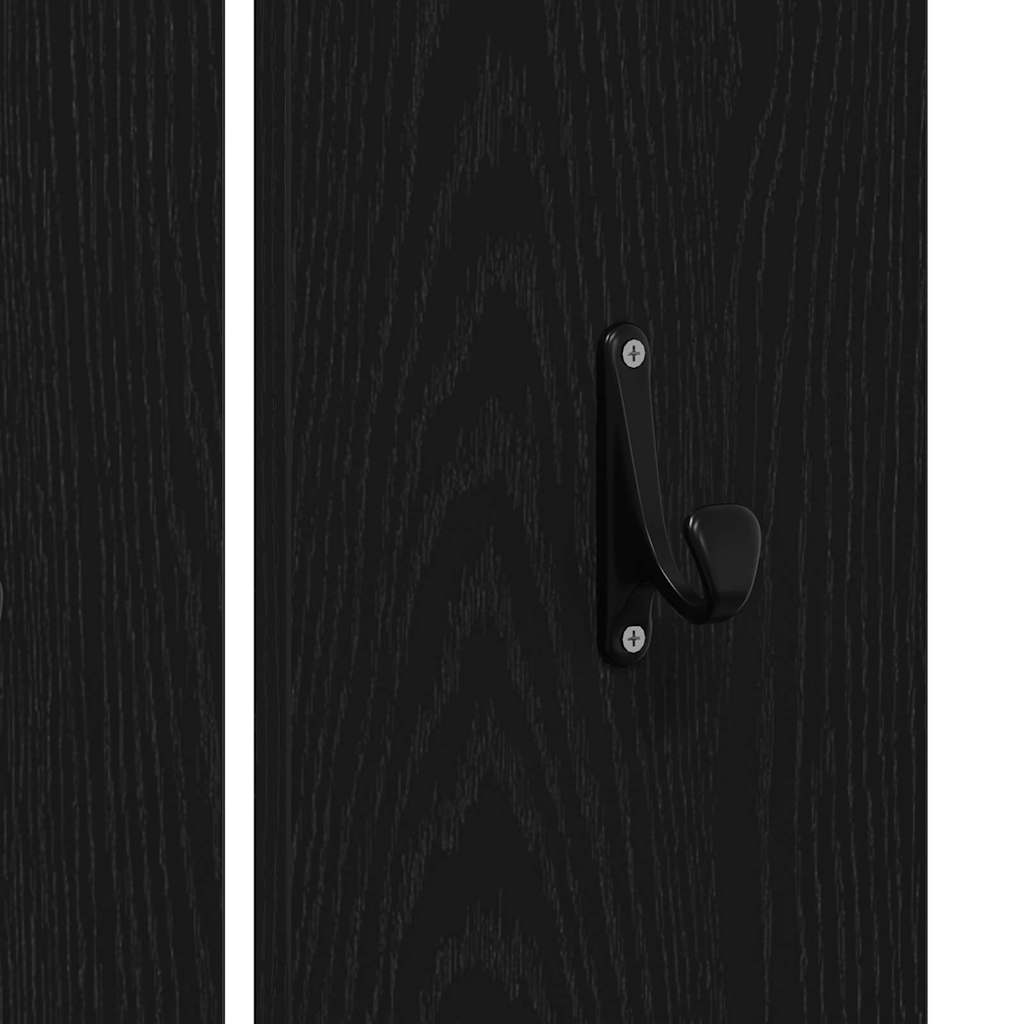 Conjunto de Móveis pra Corredor com gaveta 4 pcs Carvalho preto