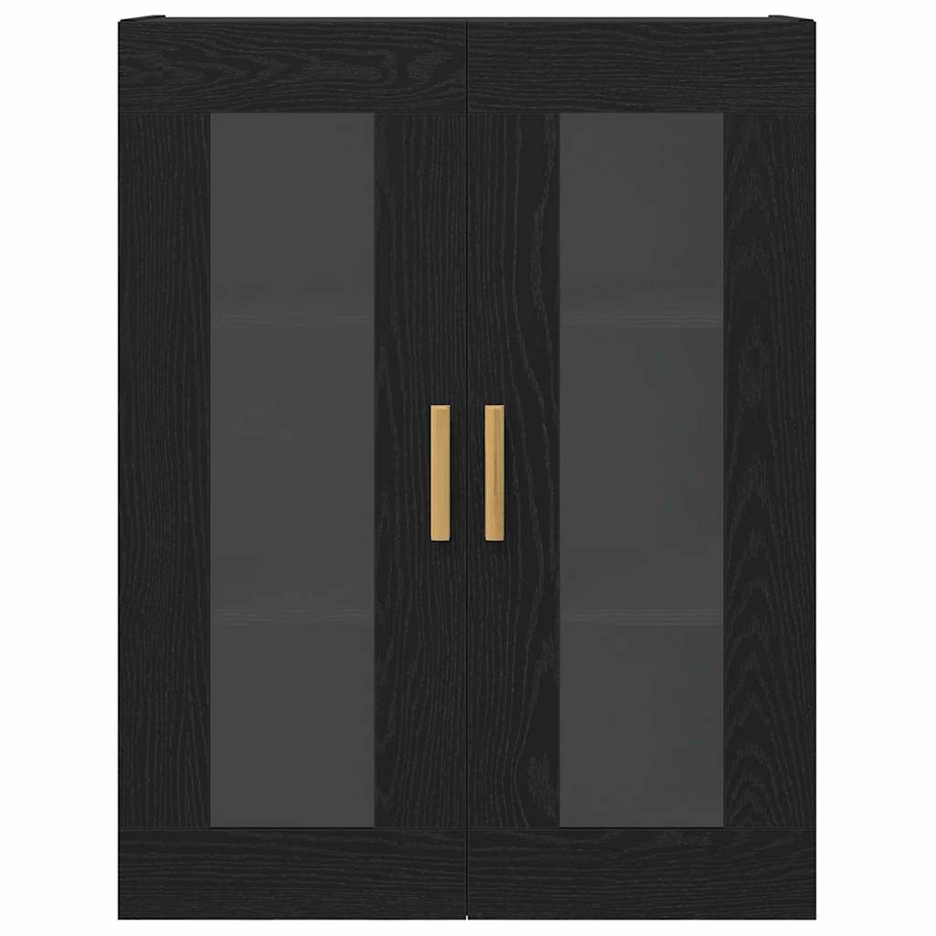 Armário de Parede Preto madeira