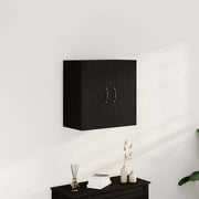 Armário de parede carvalho preto 60x31x60 cm madeira projetada