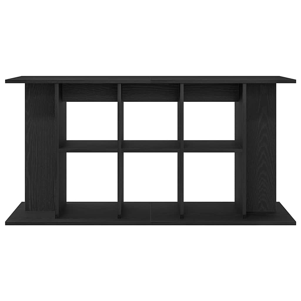 Suporte para aquário carvalho preto 120x40x60 cm madeira projetada