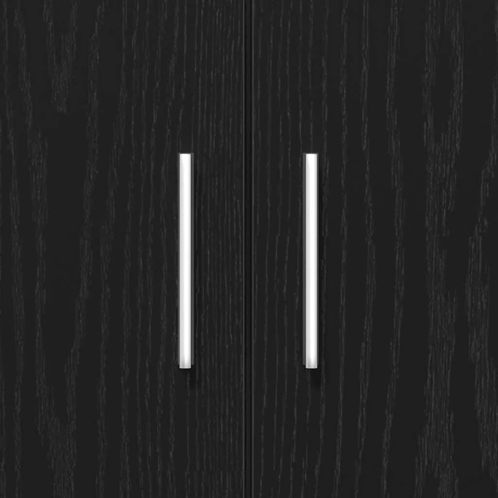 Suporte para aquário carvalho preto 81x36x73 cm madeira projetada